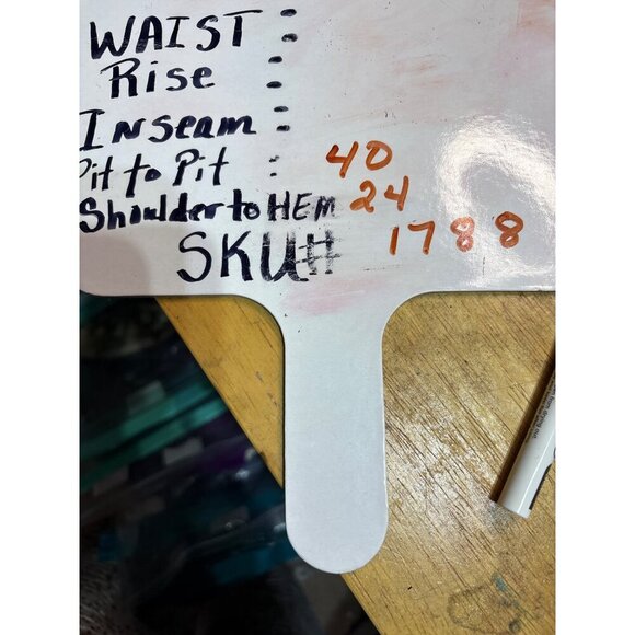 Vilagallo Womens Multicolor Abstract Print V-Neck Blouse Size 42 With Buttoned - Picture 8 of 8